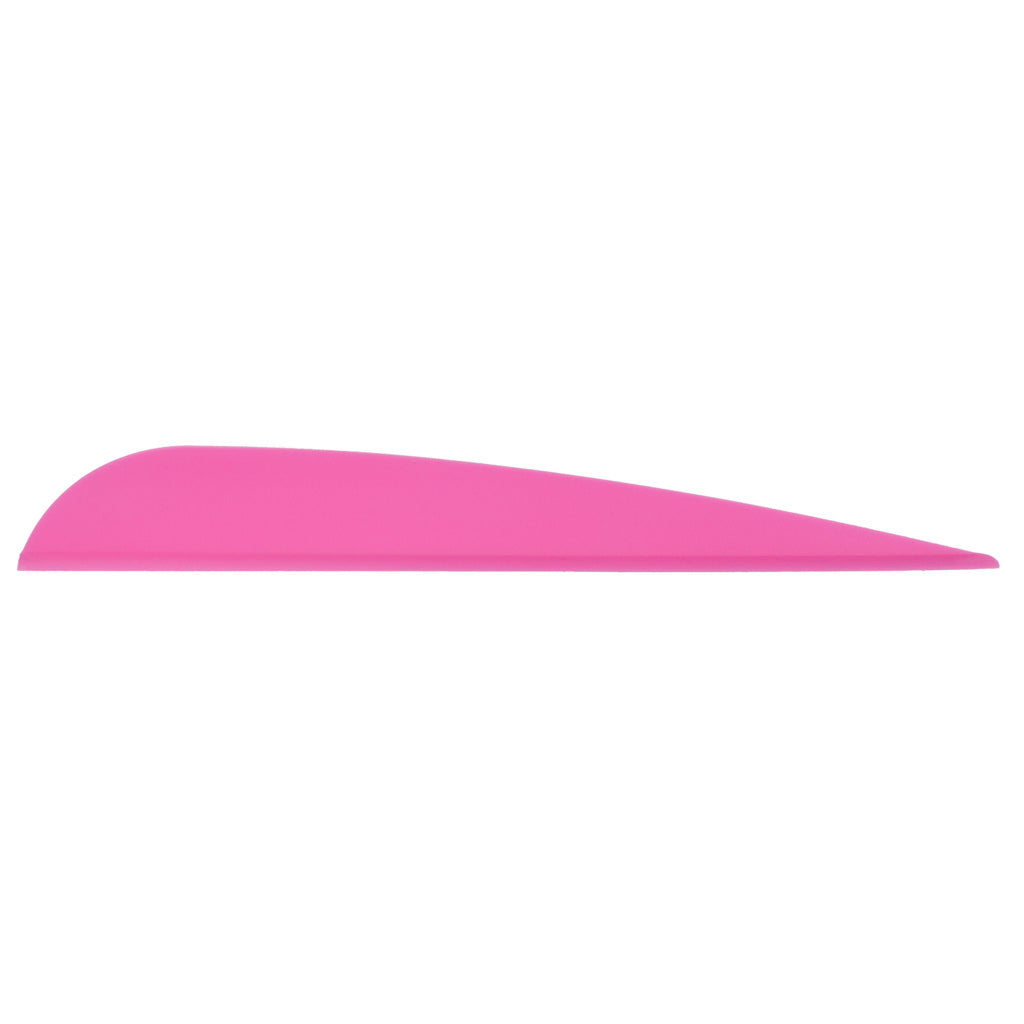AAE Elite Plastifletch Arrow Vanes Hot Pink 3.875 in. 100 pk.