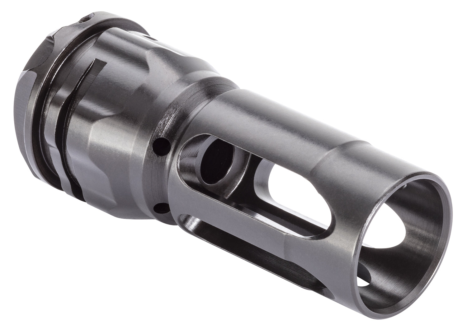 Gemtech 13815 5.56 ETM Flash Hider 1/2-28 Thread Pre-Dimpled for Pin & Weld