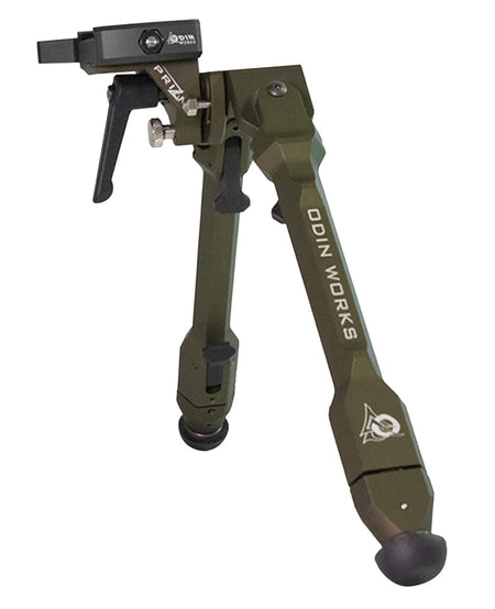 Odin Works BPPRIZMARCARG Precision Bipod Arca Ranger Green 4.0"-14.50" Aluminum/Stainless