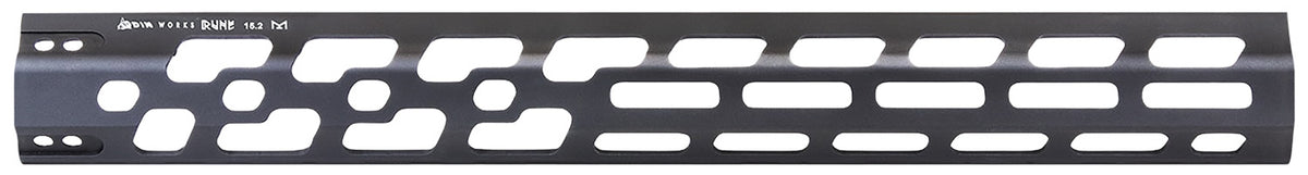 Odin Works F15MLRUNE RUNE M-LOK Free-Float Forend 15.2", Black Aluminum for AR-15