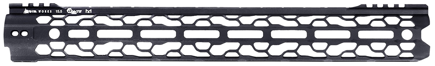 Odin Works F15MLO2 O2 Lite 15.5" M-LOK Free-Float Forend for AR-15 Black Aluminum with Hardware