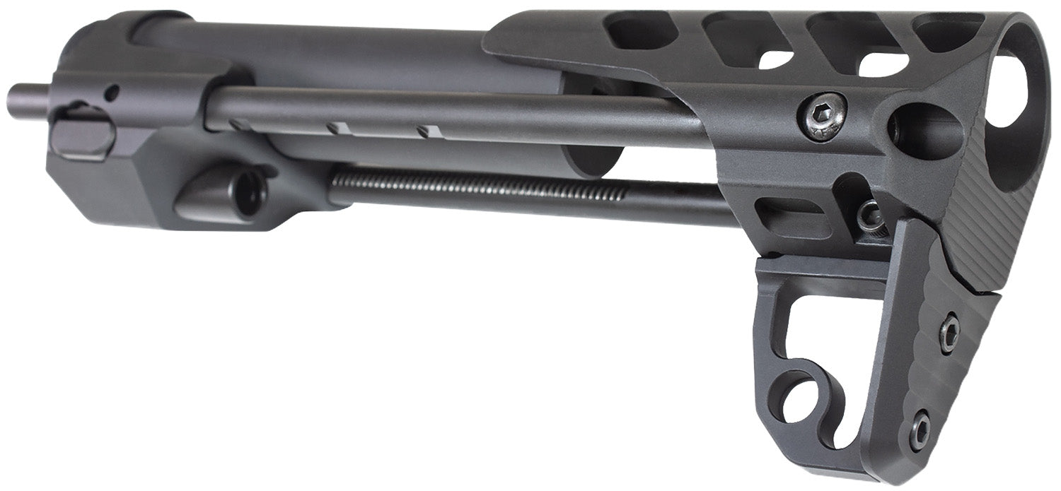 Odin Works OSCQSBLK Close Quarters Rifle Stock Black 6061-T6 Aluminum for AR-15/M4