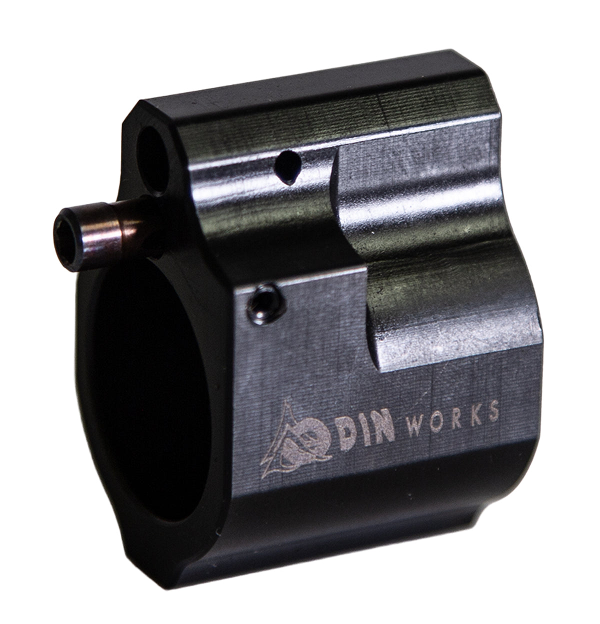 Odin Works GBADJSLIM Low Profile Adjustable Gas Block .750" Black Nitride Steel