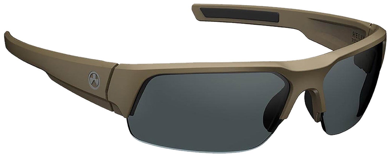 Magpul Helix Ballistic Eyewear Gray Lens Flat Dark Earth Frame MAG109712451100