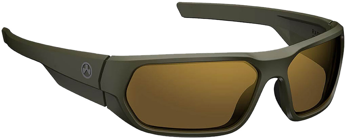 Magpul Radius Ballistic Eyewear Bronze Gold Lens OD Green Frame MAG114513152030