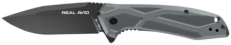Real Avid AVRAV2 RAV-2 3.25" Folding Drop Point Black Oxide 8Cr13MoV Blade Aluminum Handle