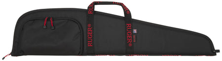Ruger 27140 Rifle Case 40" Black Endura Red Ruger Logo with Accessory Pocket and Foam Padding