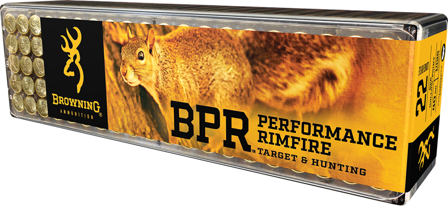 Browning BPR Performance Rimfire .22 Long Rifle 40 gr JHP ammo