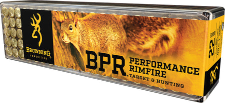 Browning BPR Performance Rimfire .22 Long Rifle 40 gr JHP ammo