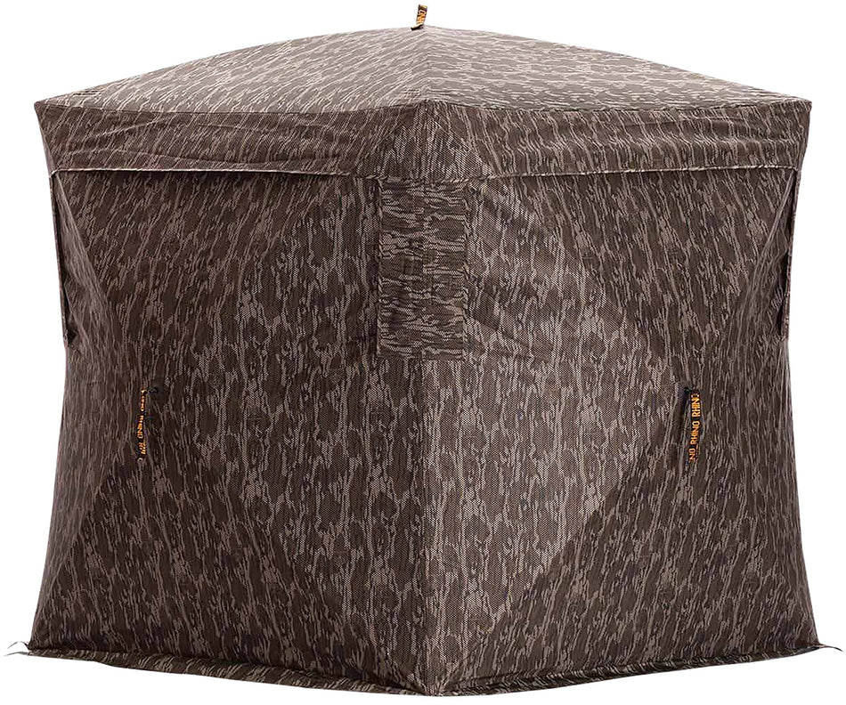 Rhino Blinds RBO187 Rhino 180 5-Hub Ground Blind Mossy Oak Bottomland 150D Mesh