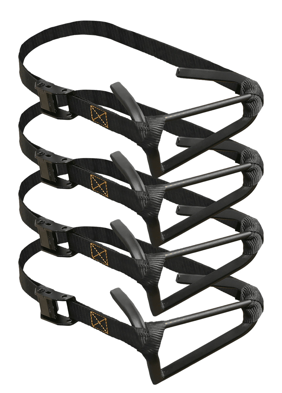 Muddy MUD-MSS-4PK Micro Stagger Steps Black Powder-Coated Steel 4-Pack