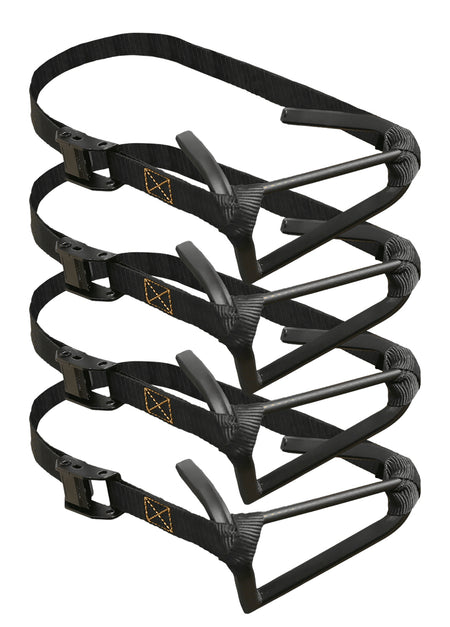 Muddy MUD-MSS-4PK Micro Stagger Steps Black Powder-Coated Steel 4-Pack