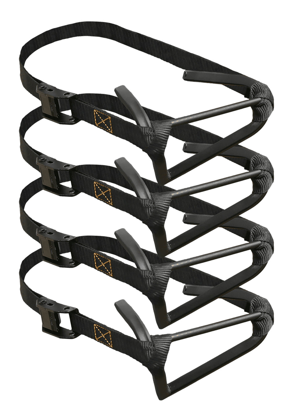 Muddy MUD-MSS-4PK Micro Stagger Steps Black Powder-Coated Steel 4-Pack
