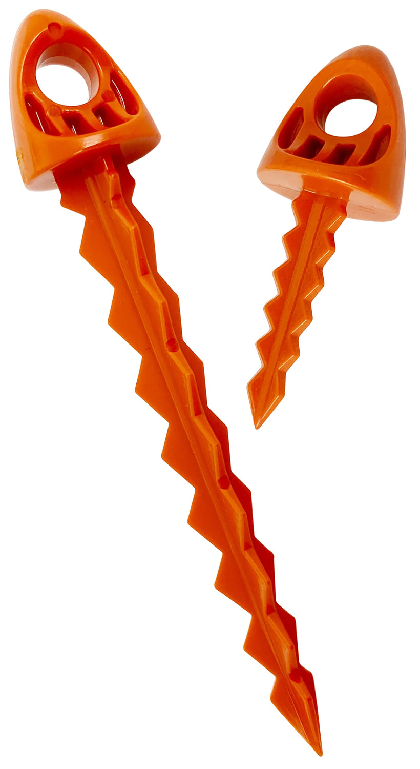 TargetTack Orange Polycarbonate 1"/3" Variety Target Tacks for Paper/Vinyl Targets, 12-Pack