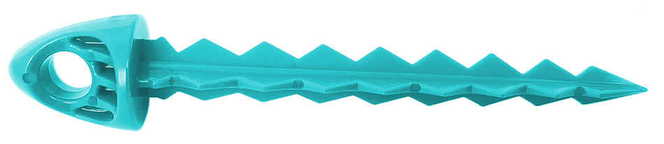 TargetTack Teal Green Polycarbonate 3" Target Tacks for Paper/Vinyl Targets, 6-Pack