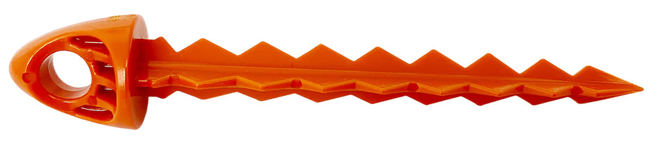 TargetTack Orange Polycarbonate 3" Target Tacks for Paper/Vinyl Targets, 12-Pack
