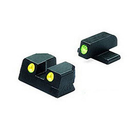 Meprolight Springfield XD 9mm/40 Green/Yellow Fixed Night Sight Full Set TD