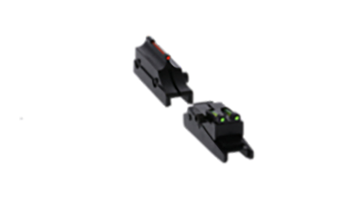 Truglo TG944A Pro Magnum Gobble-Dot Adjustable Fiber Optic Rib Sight for Browning Maxus Silver 1/4" Rib