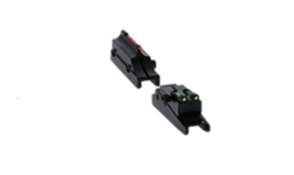 Truglo TG944A Pro Magnum Gobble-Dot Adjustable Fiber Optic Rib Sight for Browning Maxus Silver 1/4" Rib
