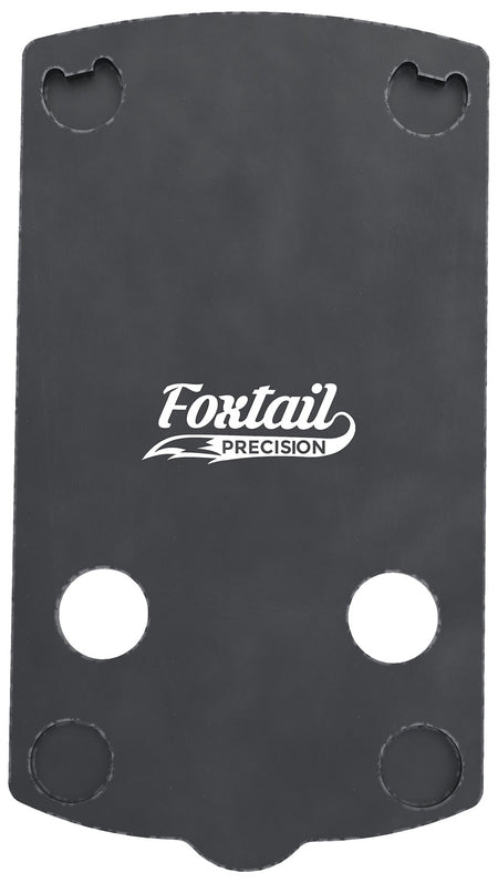 Foxtail Precision 100005 Red Dot Adapter Plate for Glock 43X/48 MOS Black Anodized Holosun 407/507k