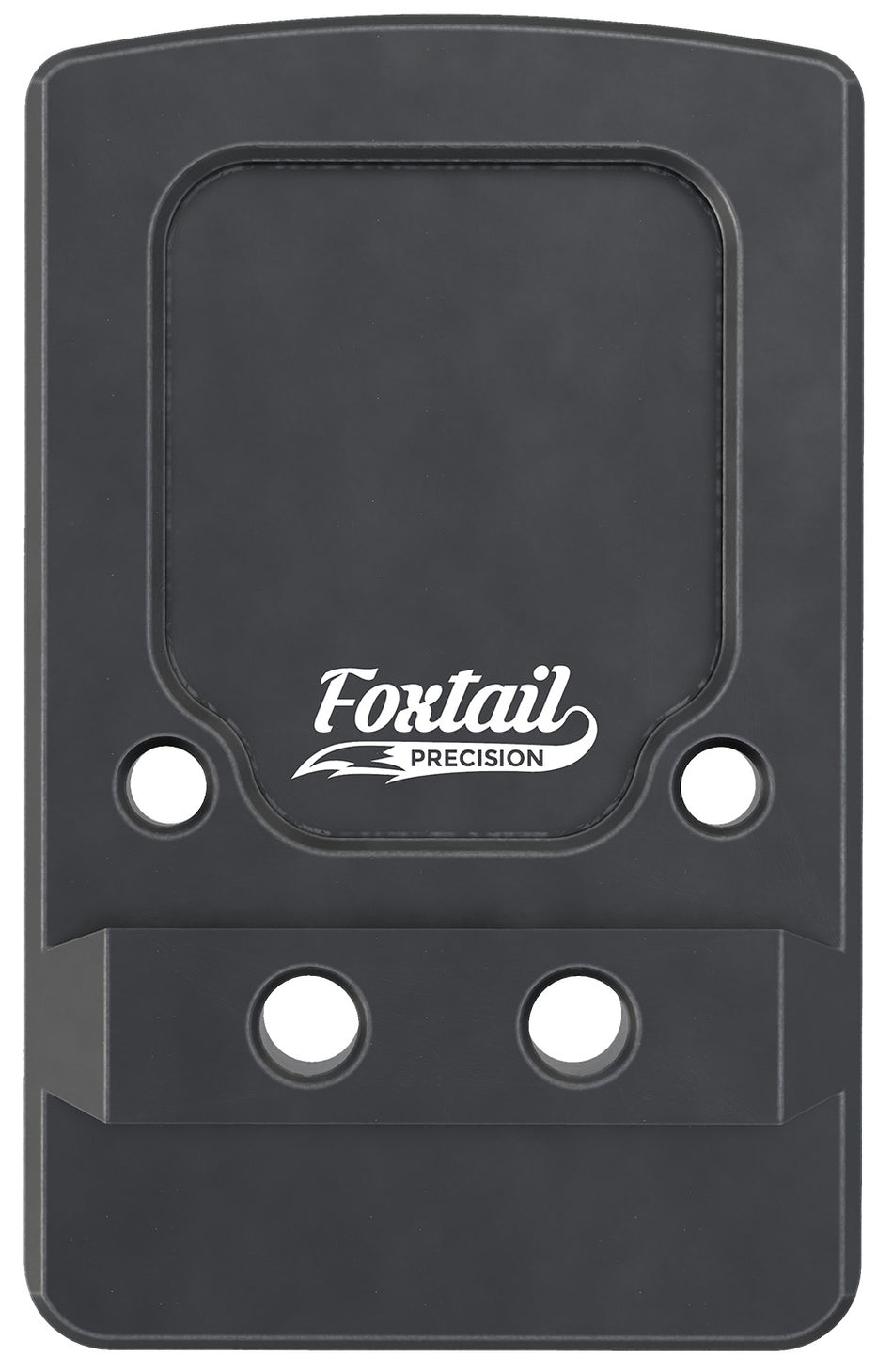 Foxtail Precision 100013 Rear Sight Dovetail Red Dot Adapter Plate for Non-MOS Glock Black Anodized