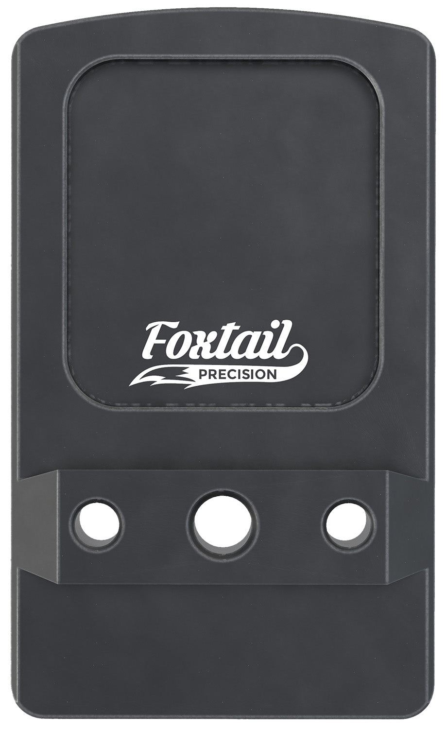 Foxtail Precision 100014 Rear Sight Dovetail Optic Adapter Plate for Non-MOS Glock Holosun 407/507k Black