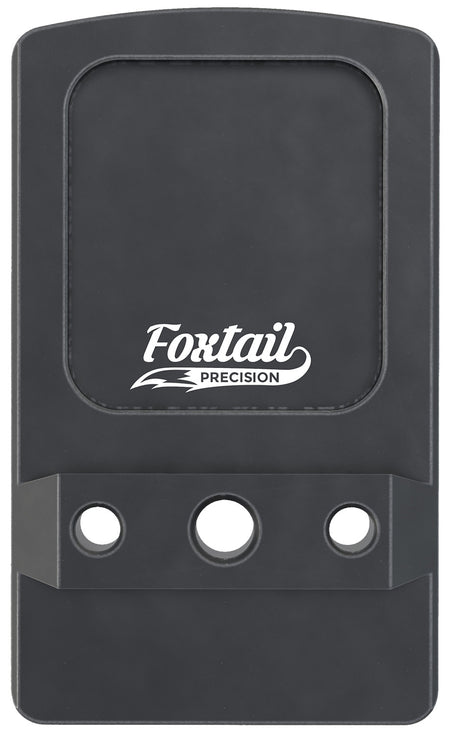 Foxtail Precision 100014 Rear Sight Dovetail Optic Adapter Plate for Non-MOS Glock Holosun 407/507k Black