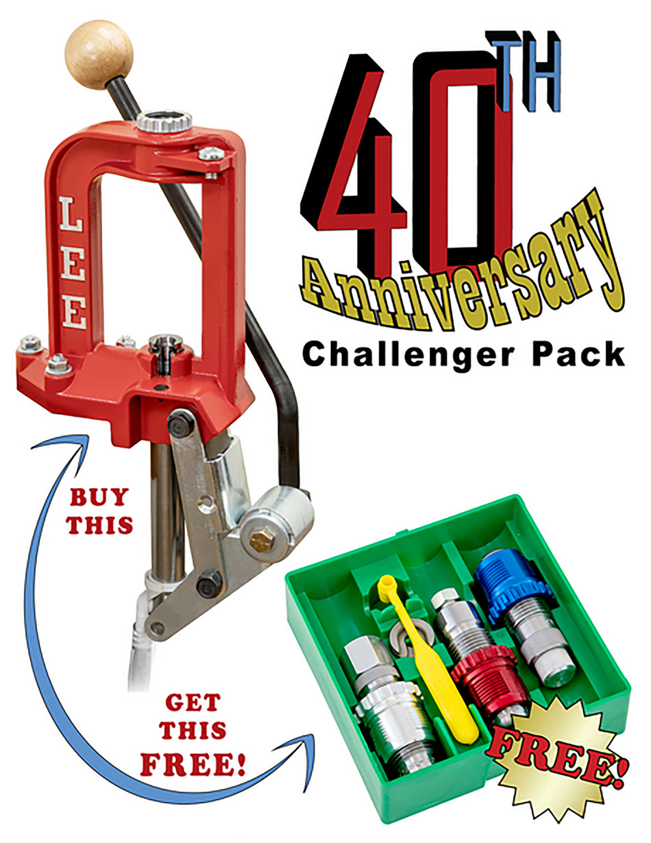 Lee Precision 92135 Challenger Press 40th Anniversary with Breech Lock 45 ACP Dies