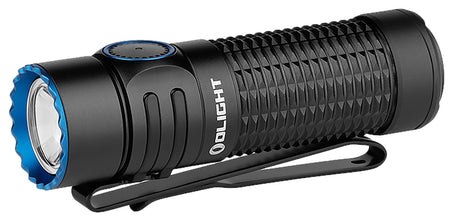 Olight WARRIORNANOBK Warrior Nano Black Anodized Compact Tactical Flashlight 1,200 Lumens