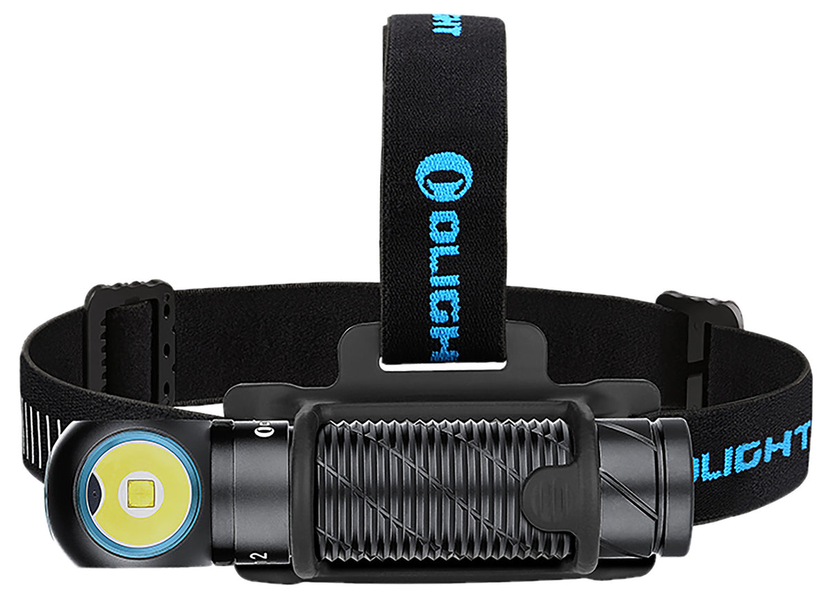 Olight Perun 2 Black Anodized Headlamp Flashlight 2,500 Lumens White LED