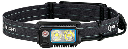 Olight Array 2 Pro Black Anodized Rechargeable Headlamp 1,500 Lumens White and Red LED