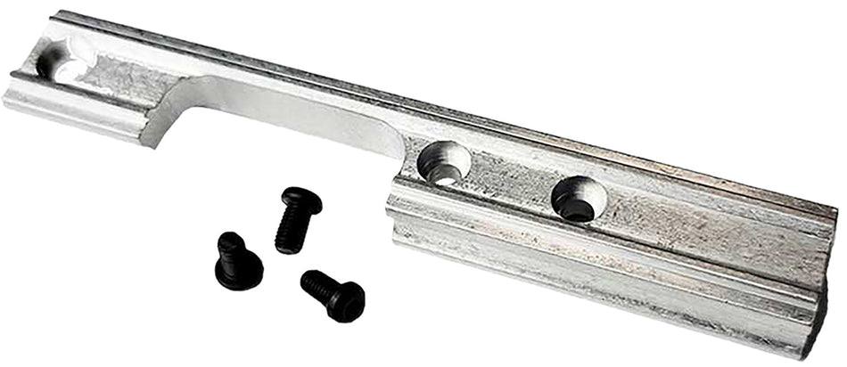 Crickett KSA031ALSS Scope Mount Kit 3/8 Inch Dovetail Silver Aluminum