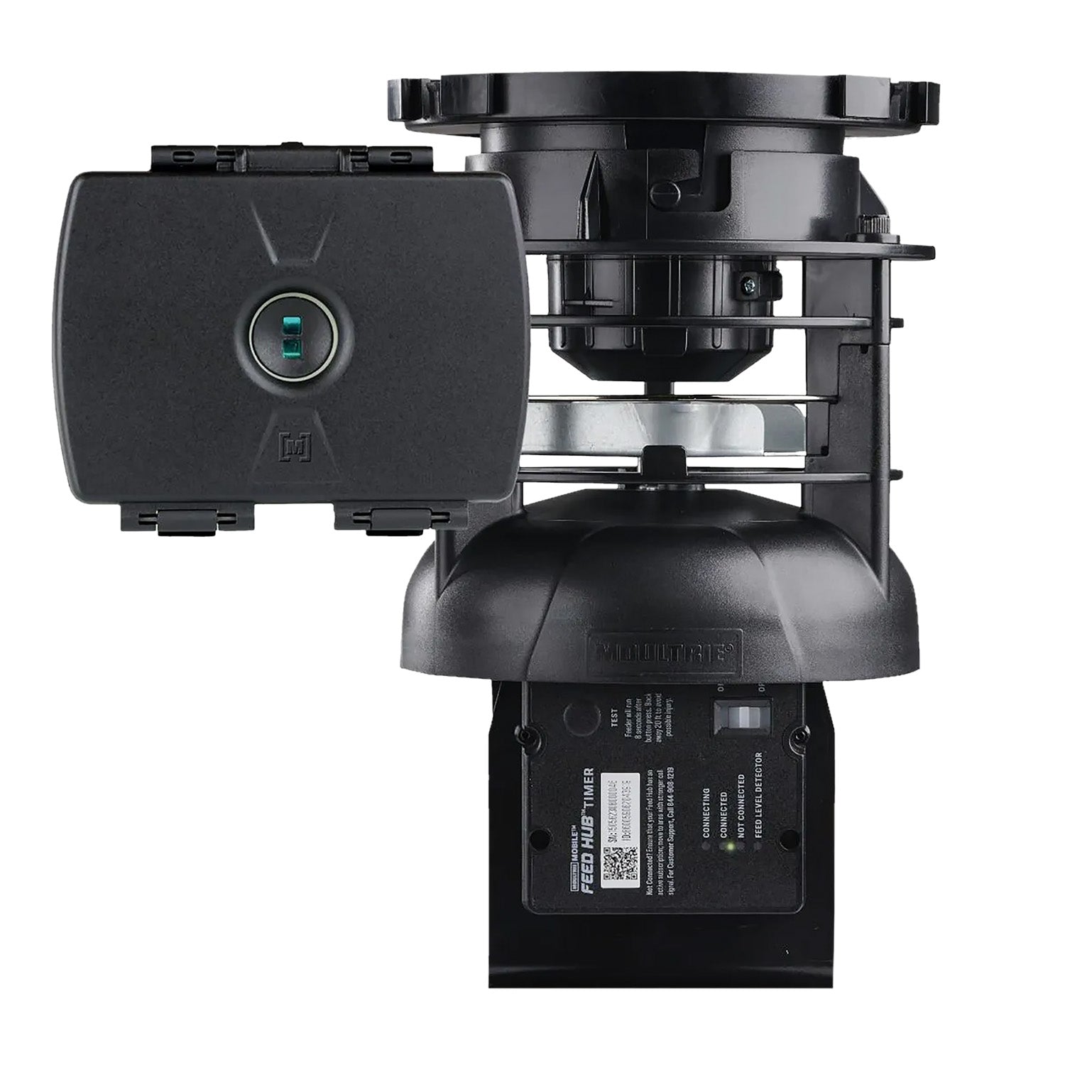 Moultrie MFG15069 Mobile Feed Hub Kit with Cellular Connectivity, Remote Feeder Control, Black