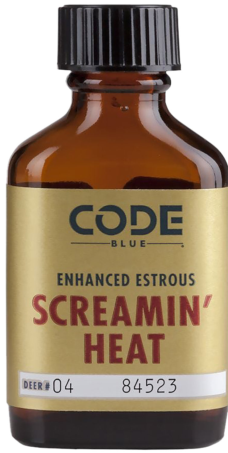 Code Blue OA1226 Screamin Heat Doe Estrous Urine Scent Attractant 1 fl oz Liquid