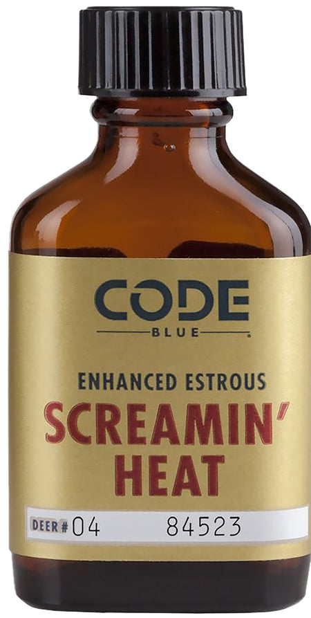Code Blue OA1226 Screamin Heat Doe Estrous Urine Scent Attractant 1 fl oz Liquid