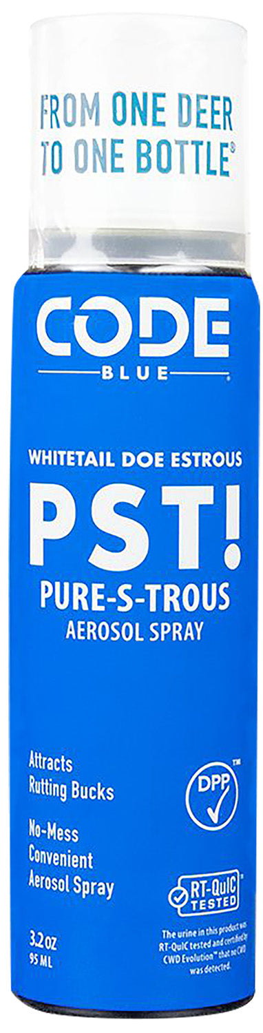 Code Blue OA1433 Pure-S-Trous Single Doe Estrous Urine Aerosol Scent 3.20 oz