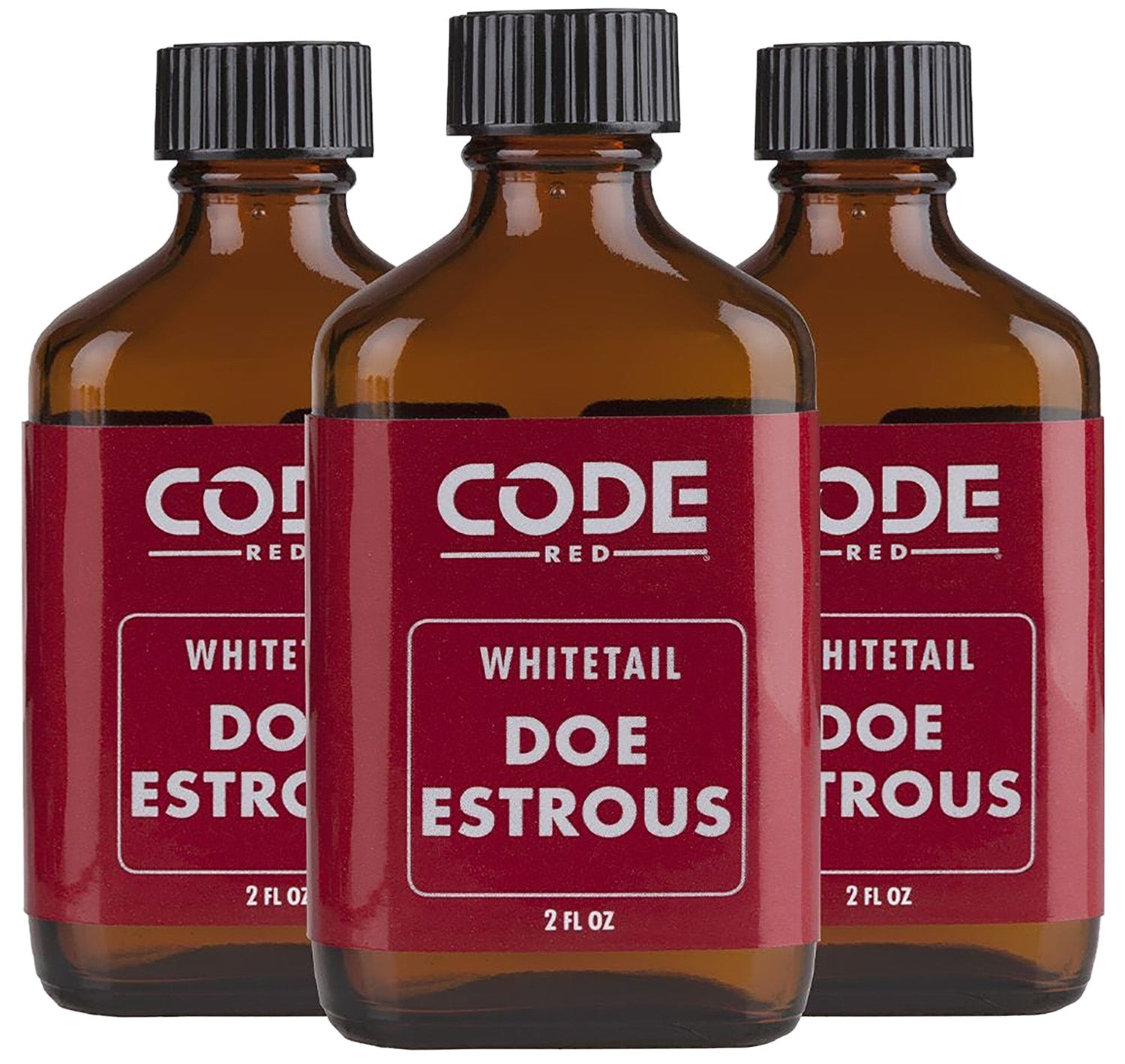 Code Blue OA1325 Code Red Doe Estrous Deer Scent 2 fl oz Liquid 3-Pack