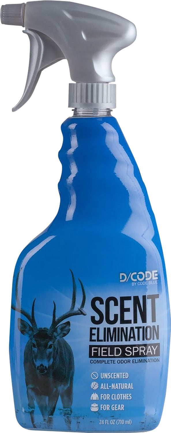 Code Blue OA1307 D/CODE Unscented Field Spray Scent Eliminator 24 oz