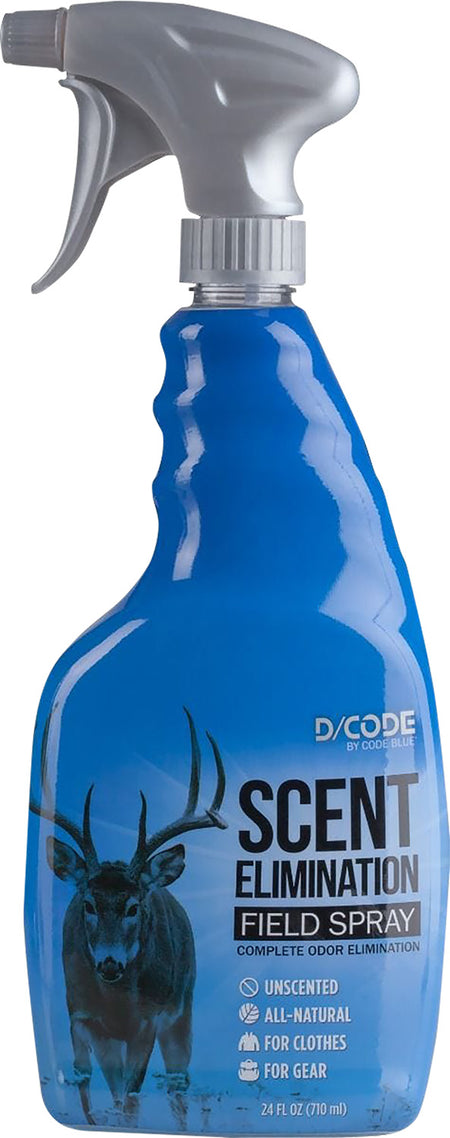 Code Blue OA1307 D/CODE Unscented Field Spray Scent Eliminator 24 oz