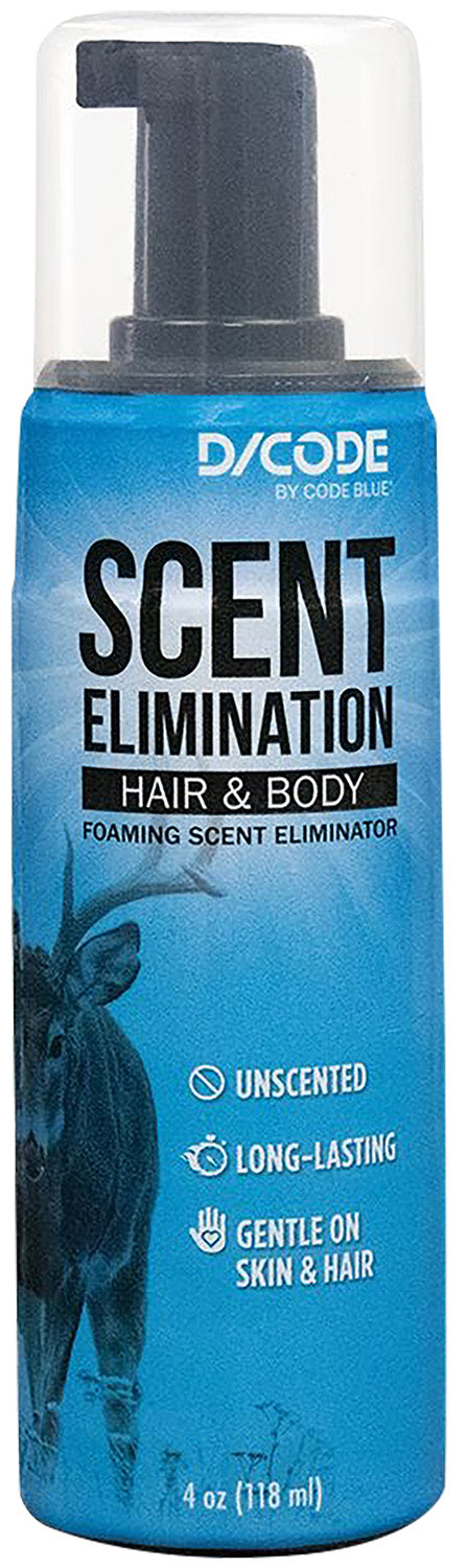 Code Blue OA1435 Unscented Hair and Body Foam Scent Eliminator 4 oz