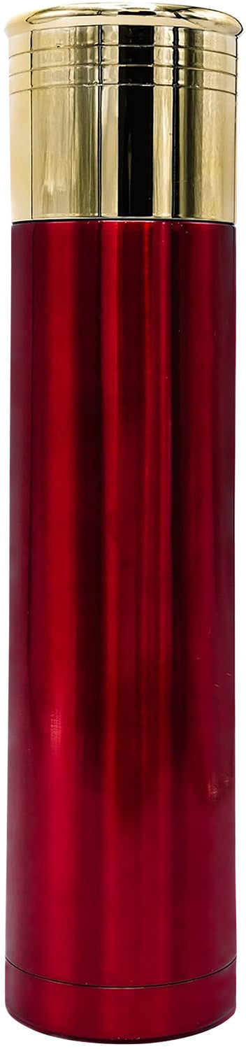 Caliber Gourmet Shotgun Shell Thermos Bottle, Red, 1 Liter, 13" Tall, Insulated CBG-TMS-1031