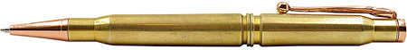 Caliber Gourmet CBG1014 Bullet-Shaped Ballpoint Pen Gold Brass