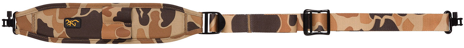 Browning 122195812 All Season Vintage Tan Neoprene Adjustable Rifle/Shotgun Sling with Swivels