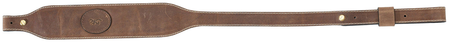 Browning 122503 Crazy Horse Santa Fe Sling Brown Leather Adjustable with Padded Upper