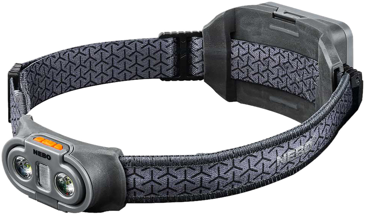 NEBO Einstein 750 Headlamp Gray 750 Lumens White and Red