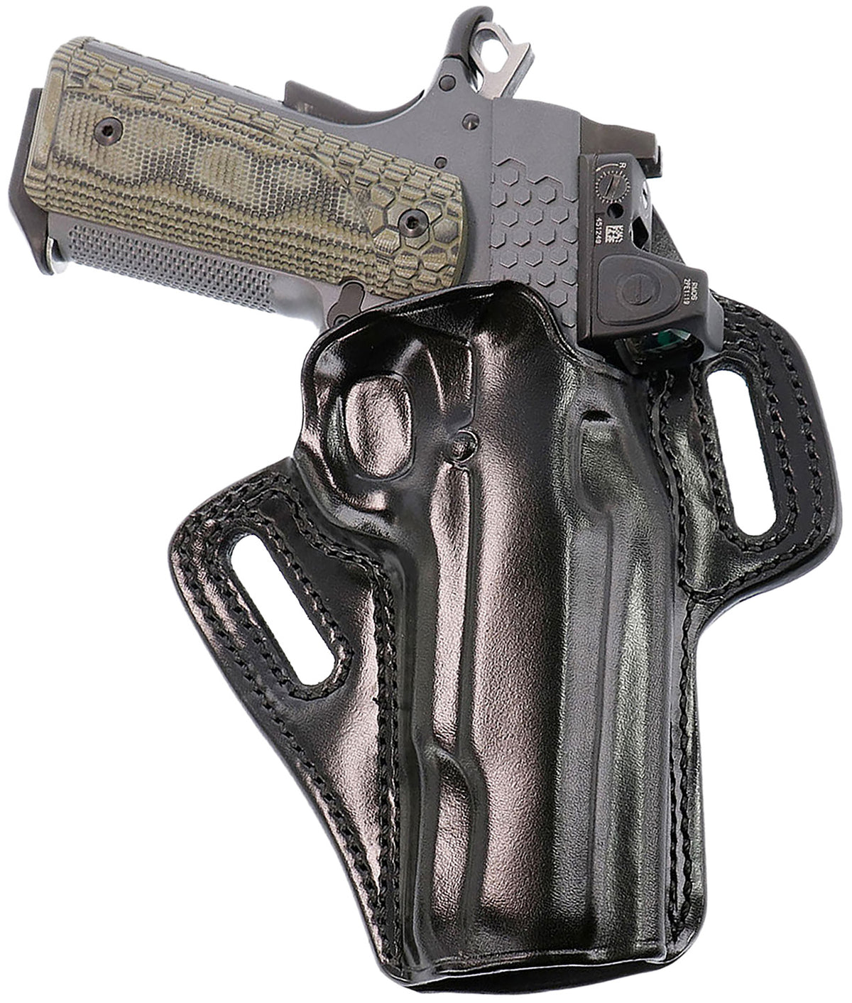Galco CO2212RB Concealable 2.0 OWB Black Leather Holster Fits 1911 Right Hand