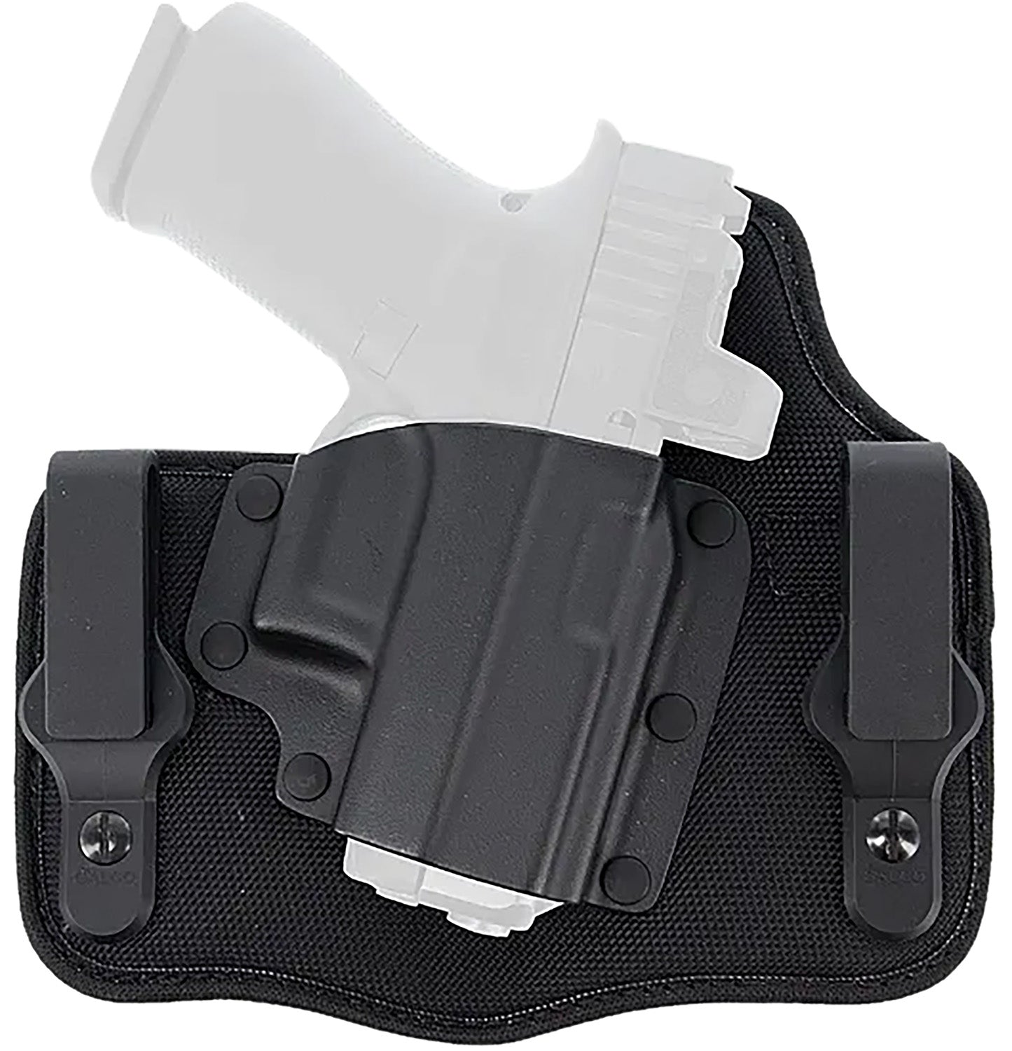 Galco KTC820B KingTuk Cloud IWB Black Hybrid Kydex/Nylon Holster Fits Sig P320 Full Size