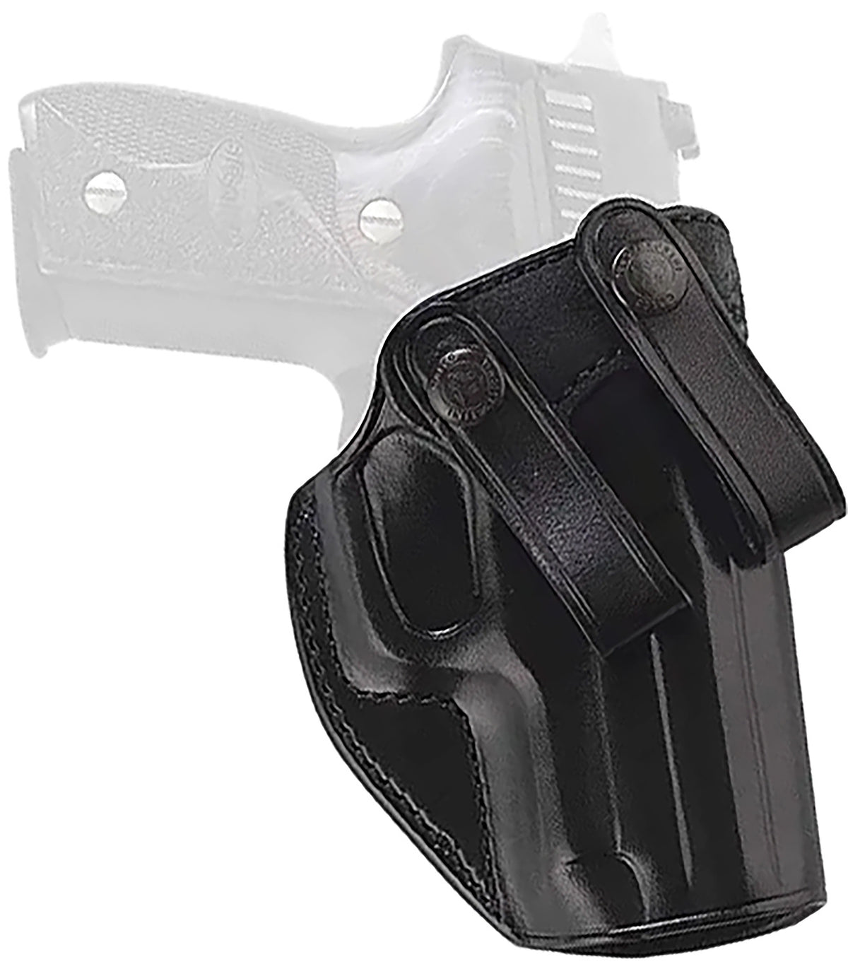 Galco SUM800RB Summer Comfort IWB Black Leather Holster Fits Glock 43X MOS Right Hand