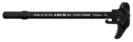 BCM GFHMK2LRG Asymmetric MK2 Charging Handle Mil-Spec AR-15 Black 7075 T-6 Aluminum Large