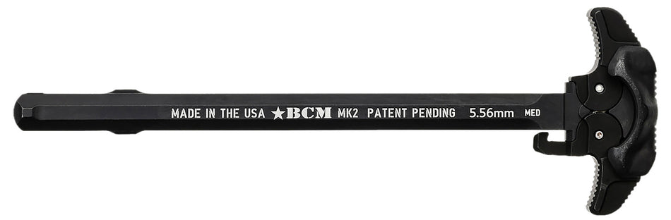 BCM GFHMK2MEDAMBI Ambidextrous MK2 Charging Handle Mil-Spec AR-15 Black 7075 T-6 Aluminum Medium